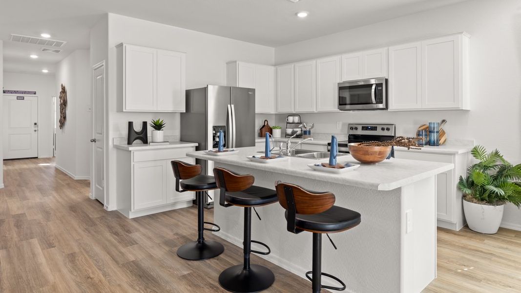 Furnished interior view inside a new home in Rio Rancho Estates, Wittmann (Image 8).
