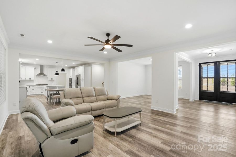 Family Room w/Tons of Natural Light
