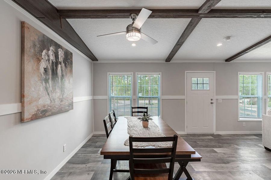 Furnished interior view inside a new home in , Florahome (Image 7).