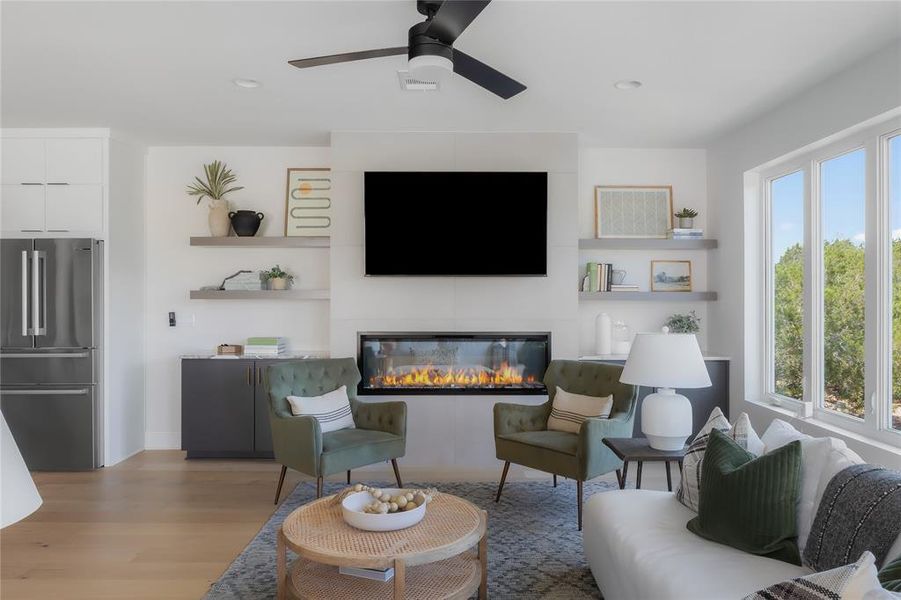 Furnished interior view inside a new home in , Austin (Image 17).