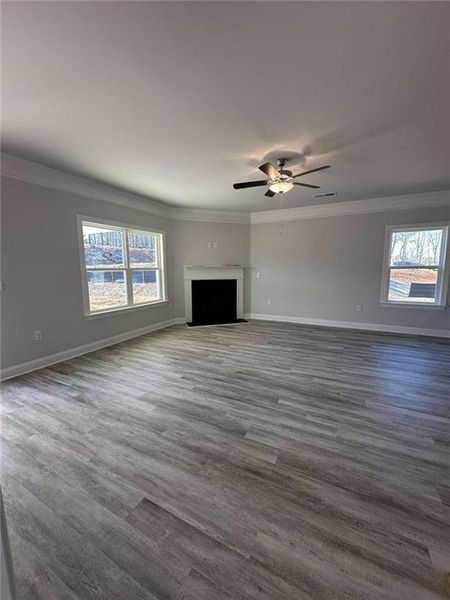 Spacious, unfurnished interior of a new home in Mirror Lake at South Harbour, Villa Rica (Image 15).