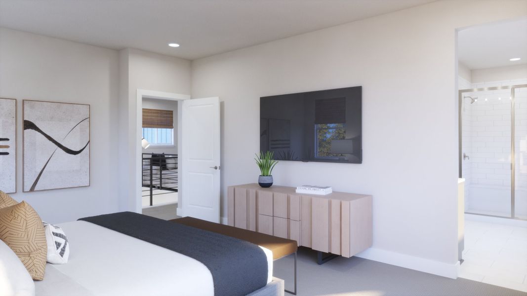 Representative furnished interior of a home built from the Hollow by Trumark Homes in Trumark Homes at Tanterra, Parker (Image 16).