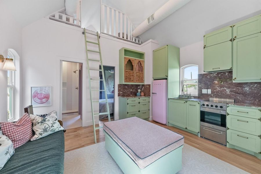 Once you enter the living room, you can't help to feel like a kid again.