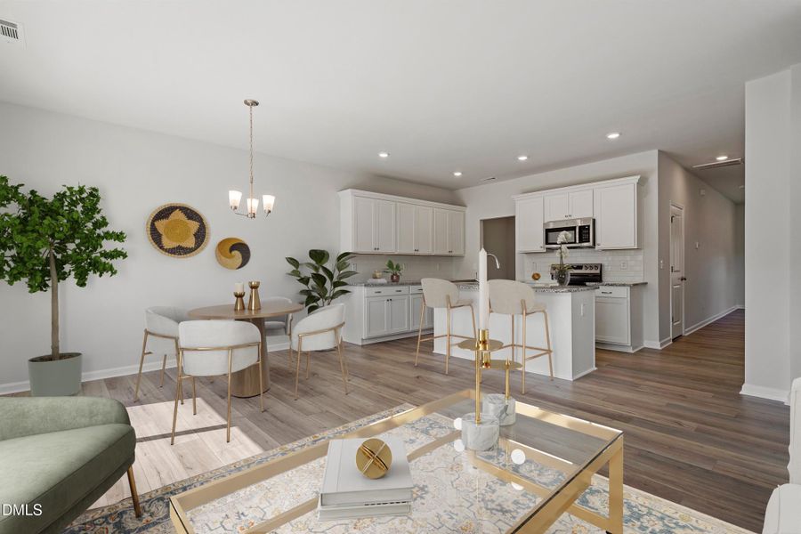 Great Room Kitchen Great Room Kitchen