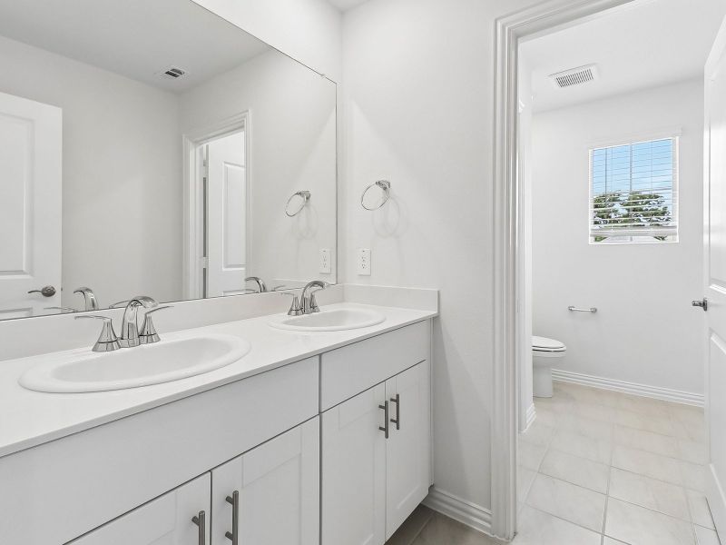 Furnished interior view inside a new home in Stella Hills, Denton (Image 10).