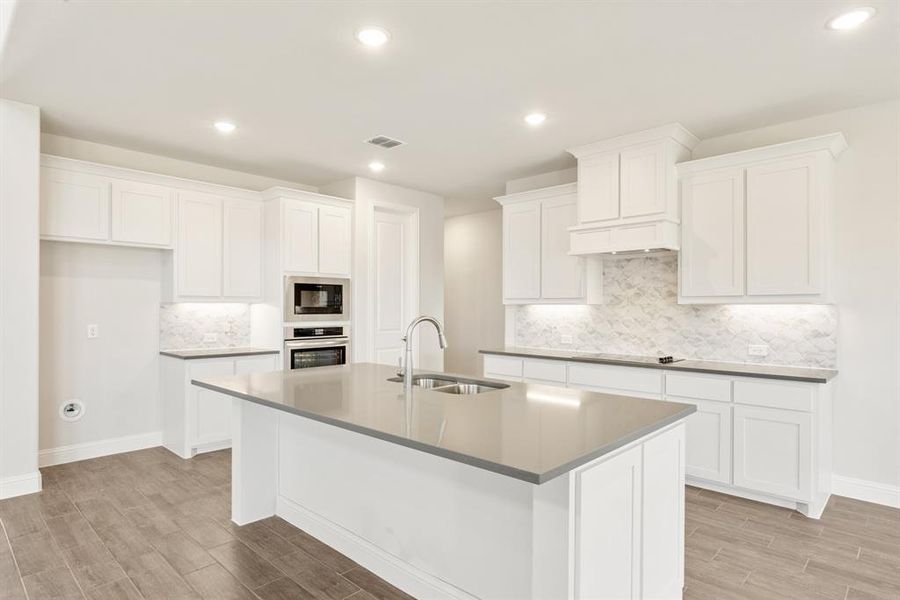 Furnished interior view inside a new home in The Oasis at North Grove 75-80, Waxahachie (Image 17). Furnished interior view inside a new home in The Oasis at North Grove 75-80, Waxahachie (Image 17).