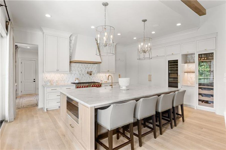 Furnished interior view inside a new home in , Alpharetta (Image 32).