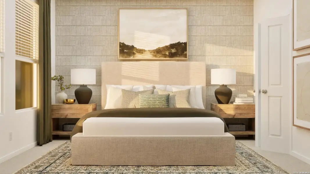 Furnished interior view inside a new home in Grace Gardens, San Antonio (Image 6).
