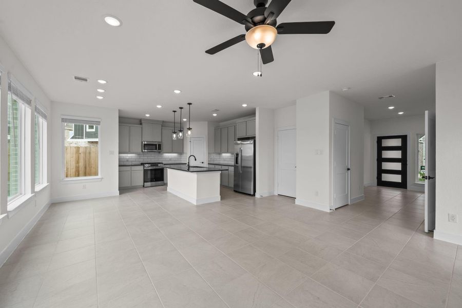 Furnished interior view inside a new home in , Katy (Image 6).