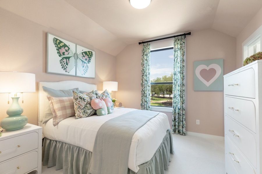 Representative Secondary Bedroom - some options shown