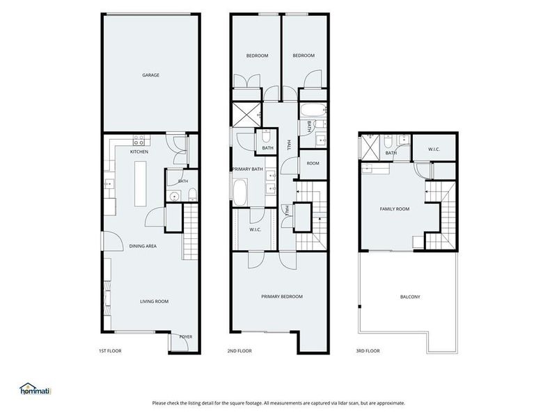 2D floor plan layout of this home in , Atlanta, GA (Image 3).