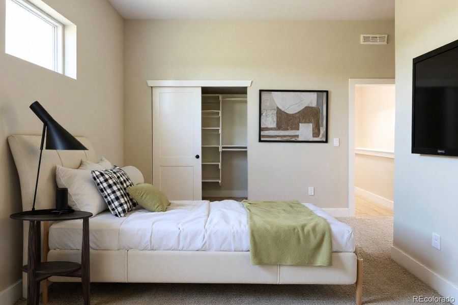 Furnished interior view inside a new home in , Denver (Image 12).