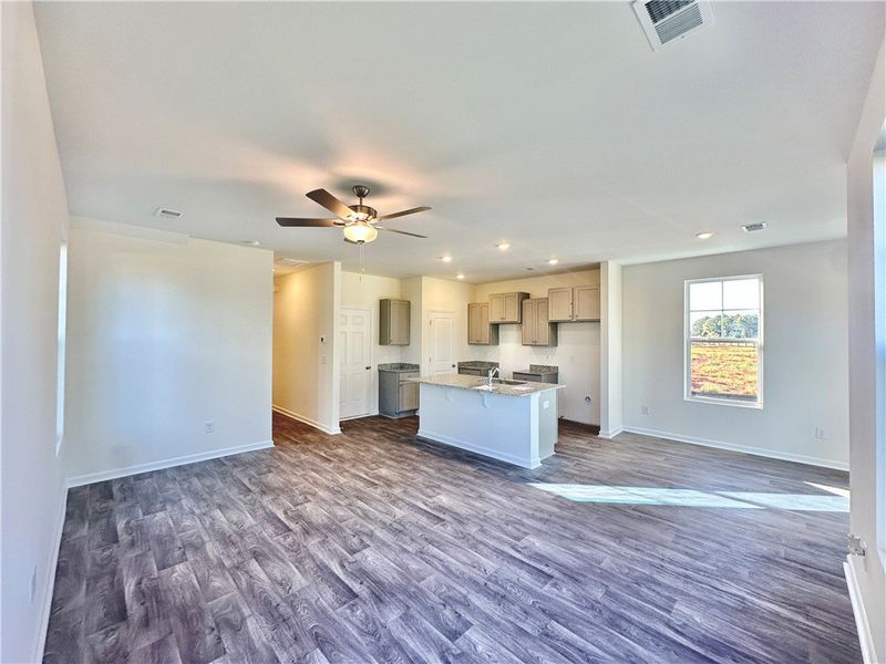Spacious, unfurnished interior of a new home in Champions Village at Cherry Hill, Pendleton (Image 15).