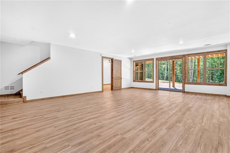 Spacious, unfurnished interior of a new home in , Ellijay (Image 51).