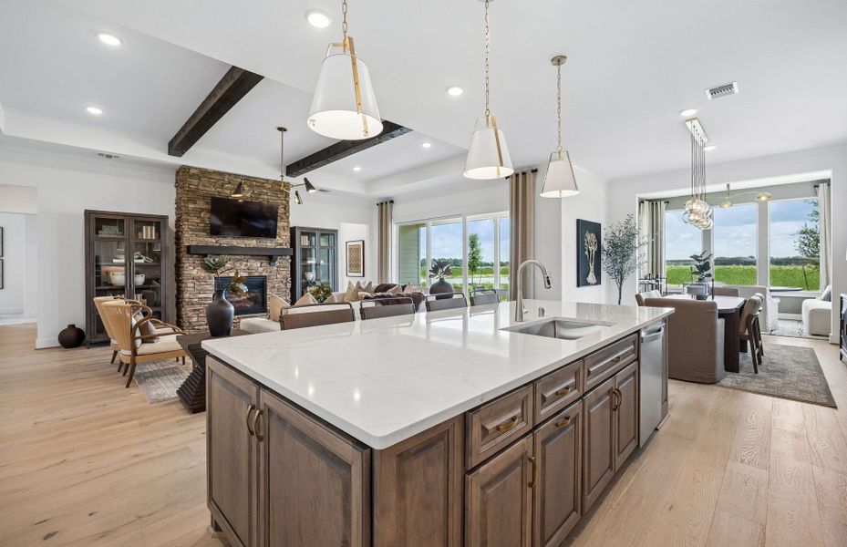Representative furnished interior of a home built from the Stellar by Del Webb in Del Webb Sugar Land at Ryehill, Rosenberg (Image 12).