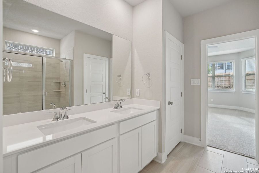 Furnished interior view inside a new home in Kallison Ranch, San Antonio (Image 11).