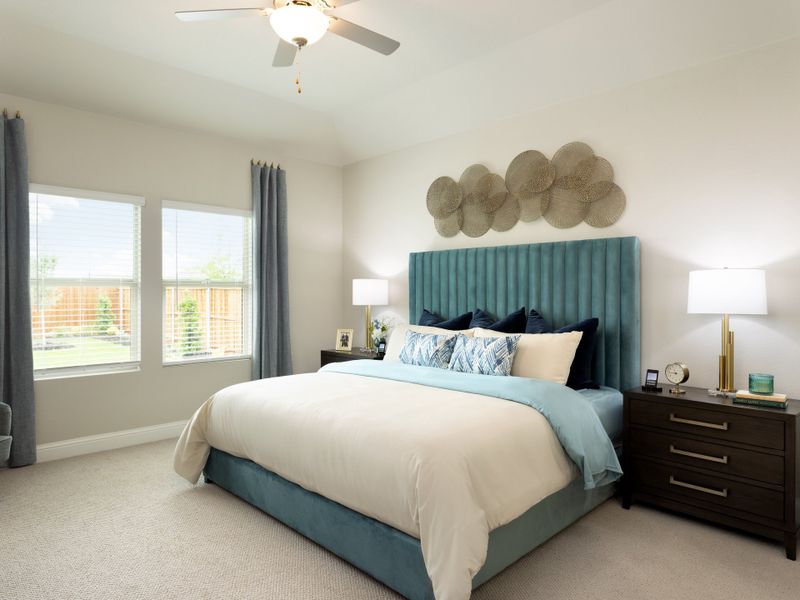 Furnished interior view inside a new home in Stella Hills, Denton (Image 10).