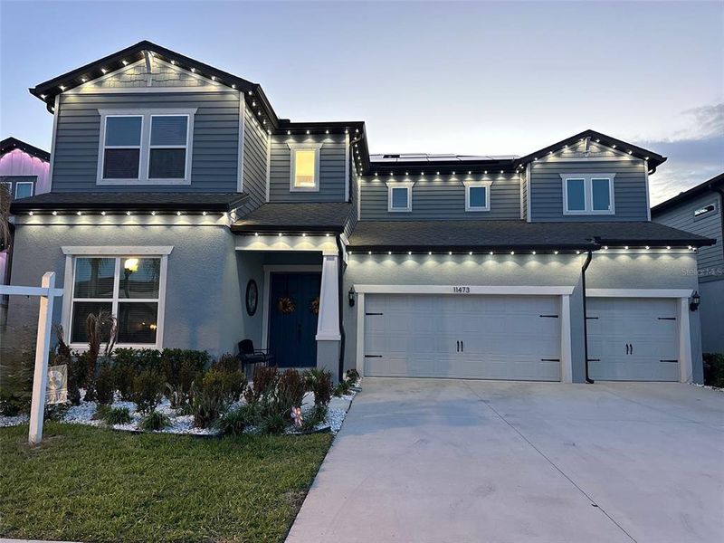 Front exterior of a new home in , Riverview, FL, highlighting curb appeal (Image 24).