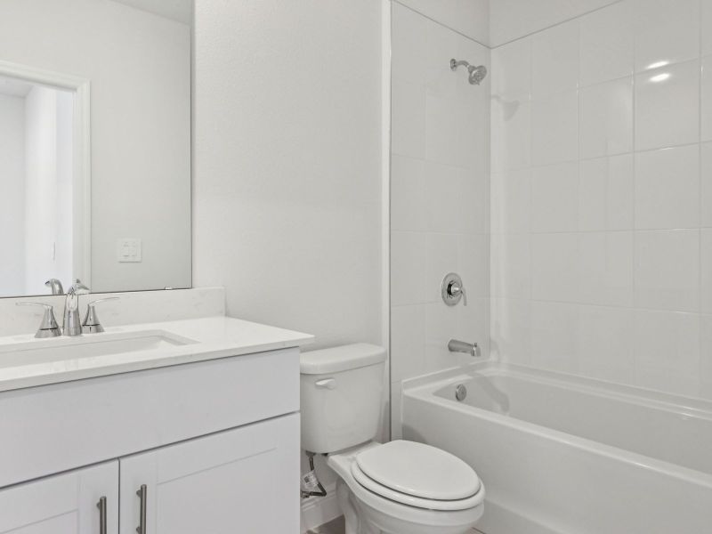 Furnished interior view inside a new home in The Reserve at Hammock Oaks - Classic Series, Lady Lake (Image 7).