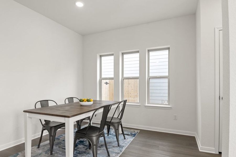 Representative furnished interior of a home built from the Ash by Pacesetter Homes in Blanco Vista, San Marcos (Image 7).
