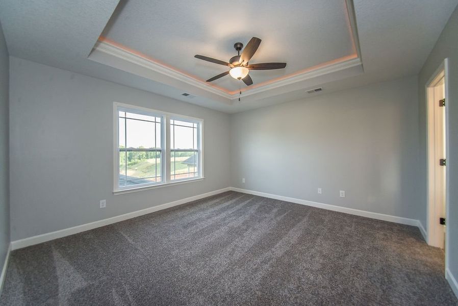 Representative unfurnished interior of a home built from the Heatherwood by Enchanted Homes in Ballentine Ridge, Lyman (Image 24).
