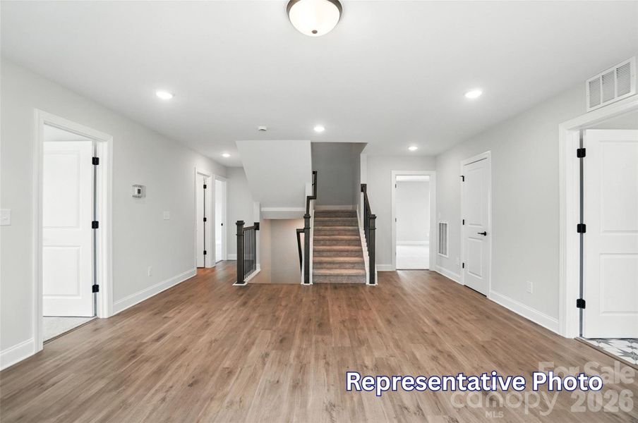 Spacious, unfurnished interior of a new home in Enclave at Riverdale, Huntersville (Image 30).