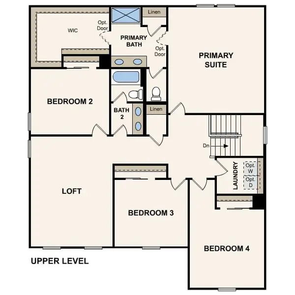 2D floor plan layout for the Summersville by Century Communities in Silver Cross, Florence, AZ (Image 7).