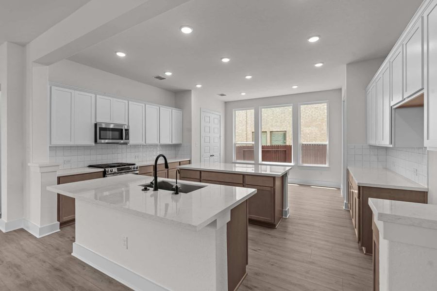 Representative furnished interior of a home built from the Maddie by Chesmar Homes in Stillwater Ranch, San Antonio (Image 4).