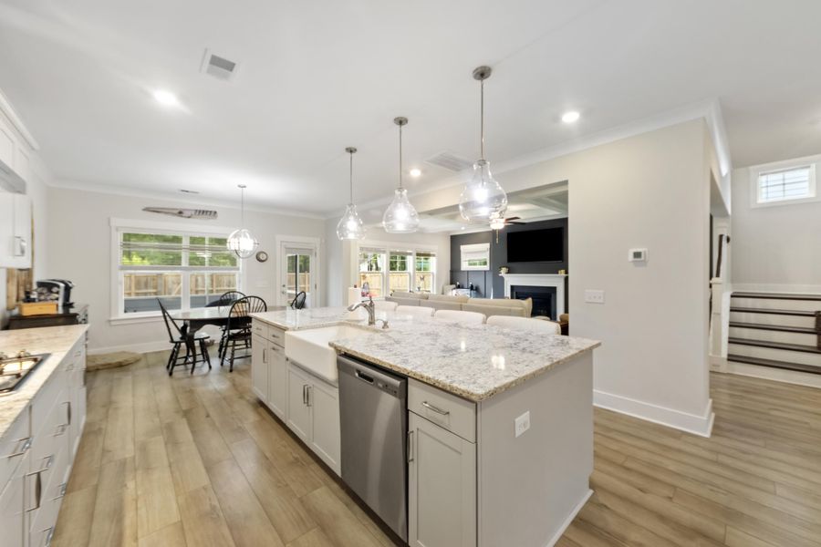 Furnished interior view inside a new home in Cordgrass Landing, Johns Island (Image 3).