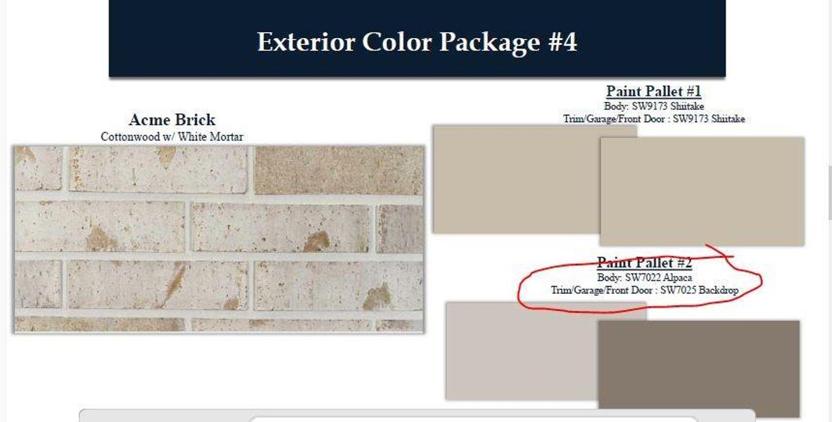 Sample of building materials used in homes in Westridge Cove, Conroe (Image 27). Sample of building materials used in homes in Westridge Cove, Conroe (Image 27).