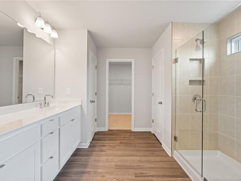Furnished interior view inside a new home in Cedar Farms, Winder (Image 11). Furnished interior view inside a new home in Cedar Farms, Winder (Image 11).