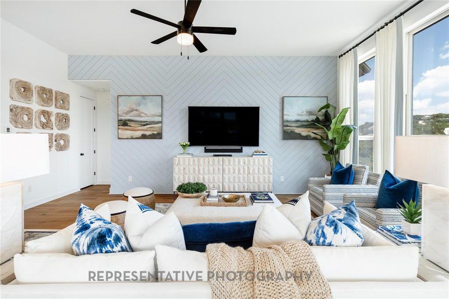 Furnished interior view inside a new home in , Haslet (Image 27). Furnished interior view inside a new home in , Haslet (Image 27).