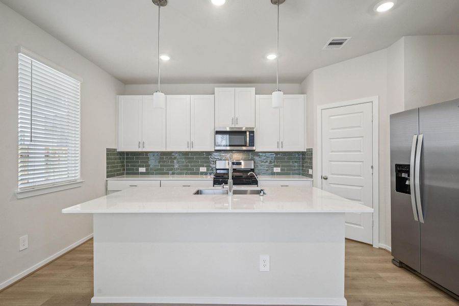 Furnished interior view inside a new home in Pinewood Trails - City Series, Atascocita (Image 8).