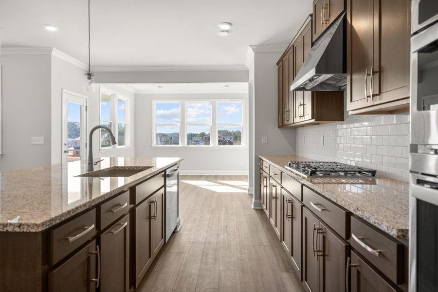 Furnished interior view inside a new home in Reserve at Hickory Walk, Kennesaw (Image 17). Furnished interior view inside a new home in Reserve at Hickory Walk, Kennesaw (Image 17).
