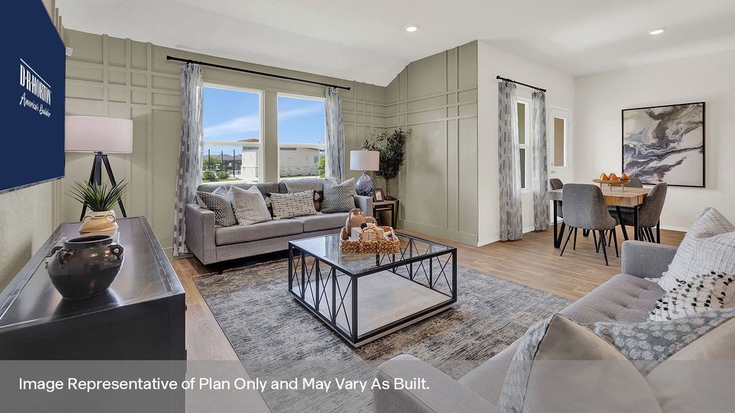 Furnished interior view inside a new home in Arroyo Ranch, Seguin (Image 14).
