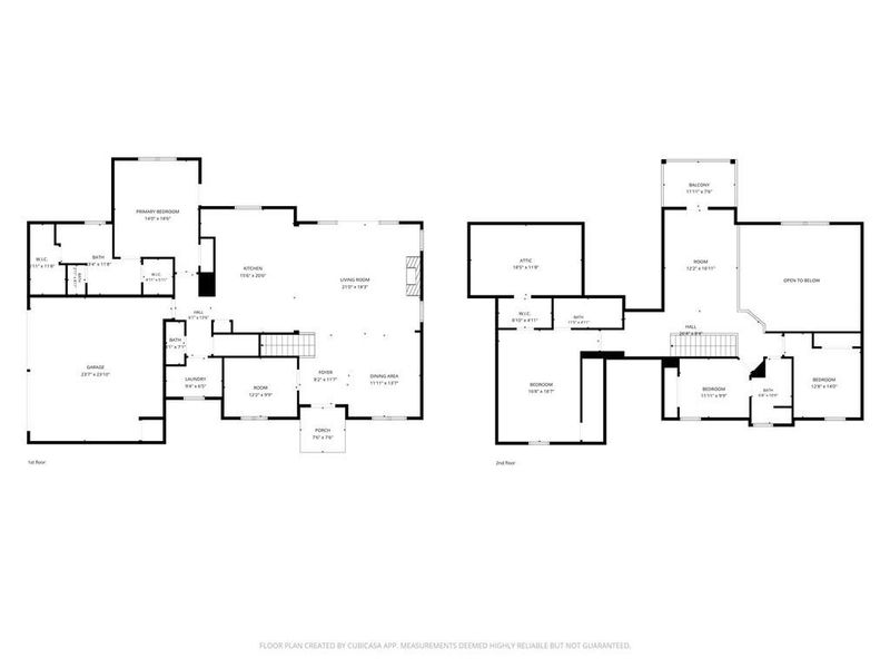 2D floor plan layout of this home in , Cornelia, GA (Image 4).
