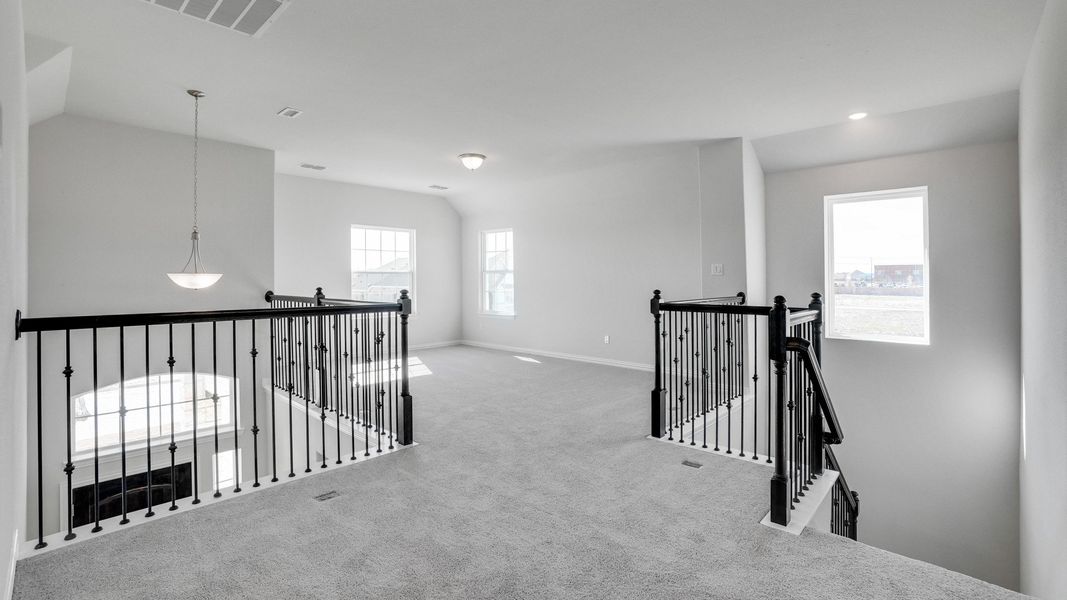 Furnished interior view inside a new home in Brookewater, Rosenberg (Image 13). Furnished interior view inside a new home in Brookewater, Rosenberg (Image 13).