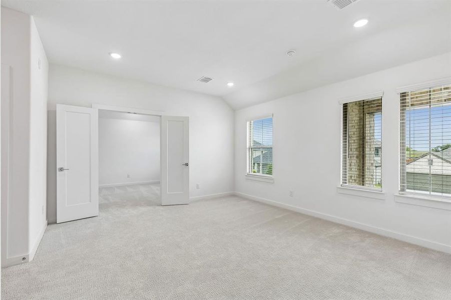 Game Room in the Claret home plan by Trophy Signature Homes – REPRESENTATIVE PHOTO