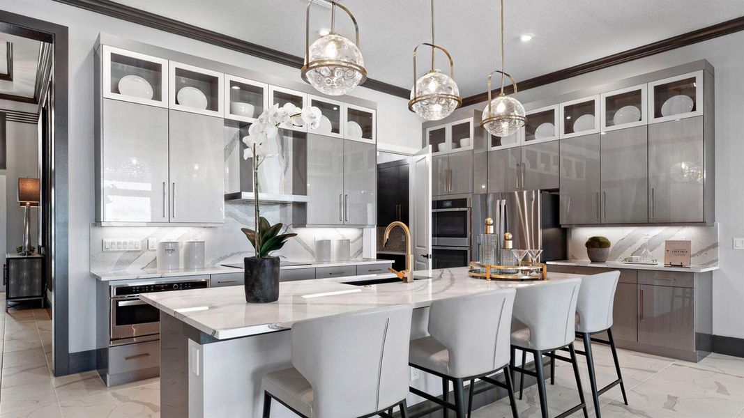 Furnished interior view inside a new home in , Palm Beach Gardens (Image 8).