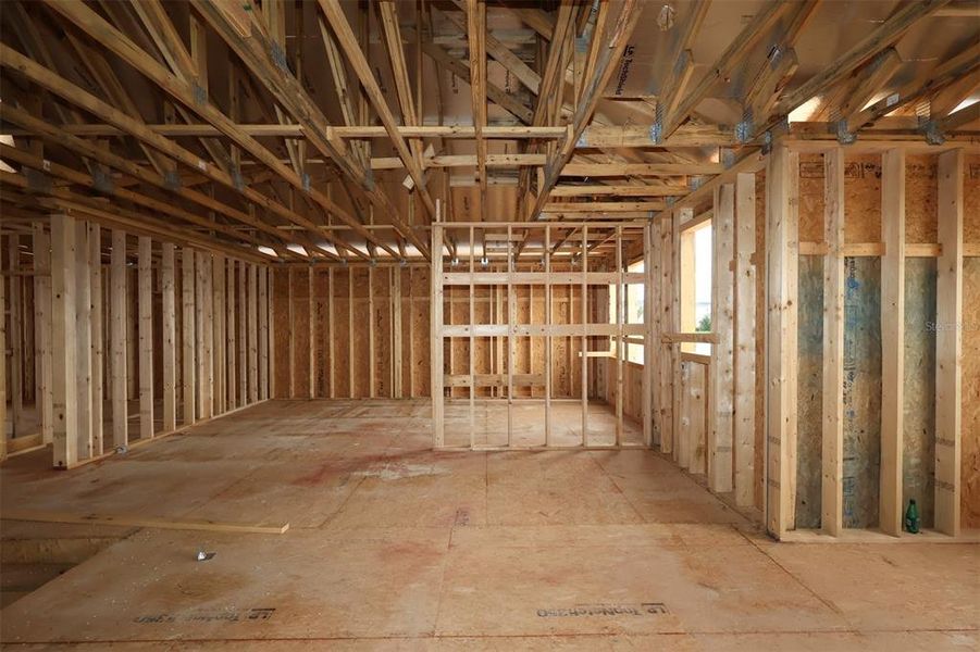 In-progress construction of a new home in Lake Star at Ovation, Winter Garden, FL (Image 9).