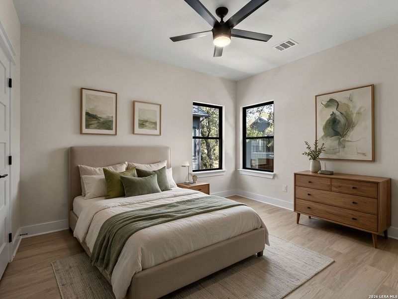 Furnished interior view inside a new home in , Austin (Image 10).