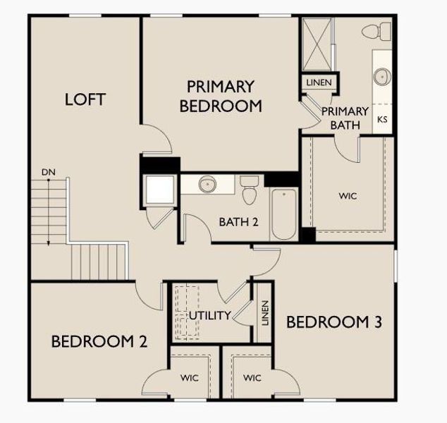 2D floor plan layout of this home in Ashland, Angleton, TX (Image 3). 2D floor plan layout of this home in Ashland, Angleton, TX (Image 3).