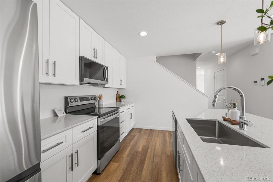 Furnished interior view inside a new home in , Aurora (Image 6).