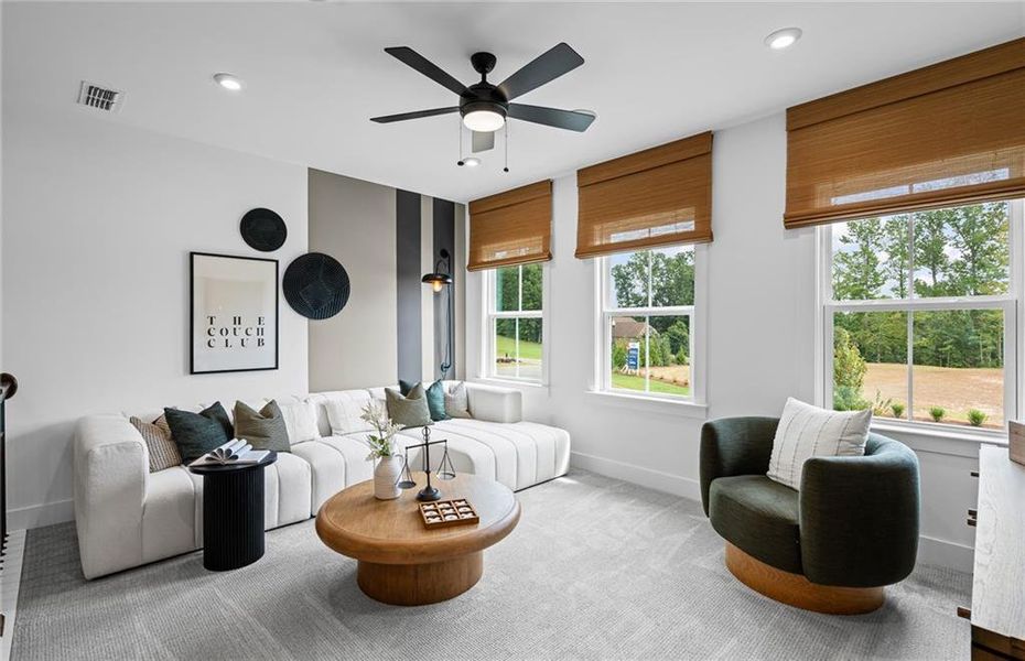 Furnished interior view inside a new home in Traditions of Braselton, Jefferson (Image 23).