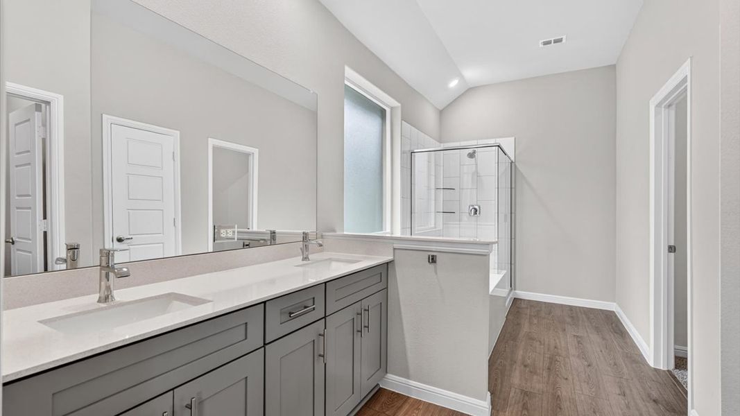 Furnished interior view inside a new home in Eden Ranch, Arlington (Image 10).