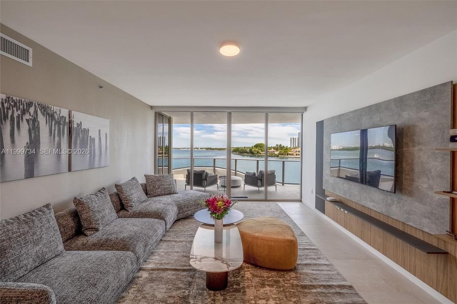 Furnished interior view inside a new home in , Bay Harbor Islands (Image 14).
