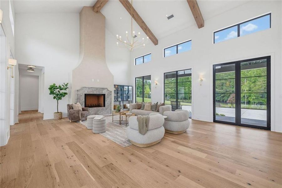 Furnished interior view inside a new home in , Canton (Image 7).