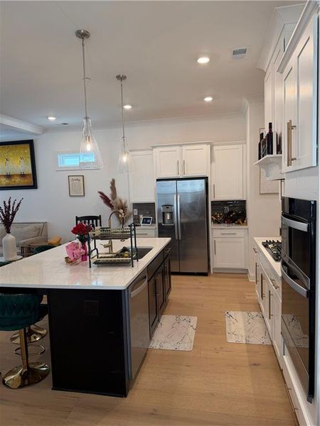 Furnished interior view inside a new home in Promenade Ridge, Marietta (Image 12).