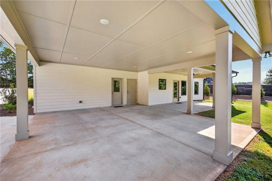 Exterior details and patio area of a home in , Monroe (Image 24).