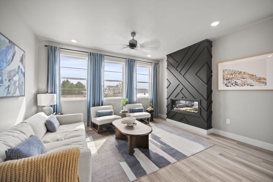 Furnished interior view inside a new home in Pony Park, Colorado Springs (Image 23).